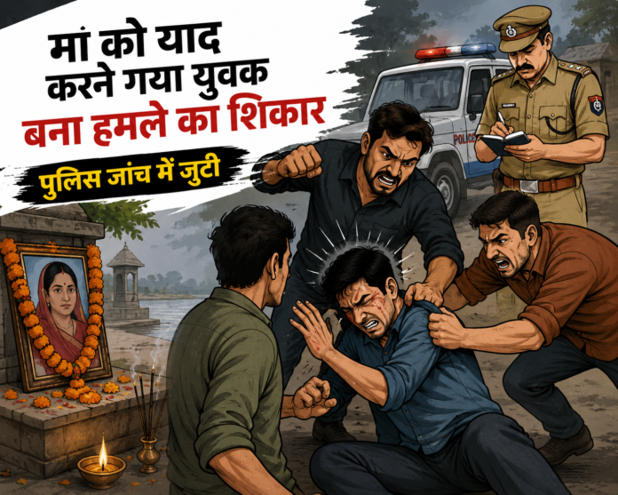 मां को याद करने गया युवक बना हमले का शिकार, पुलिस जांच में जुटी मां को याद करने गया युवक बना हमले का शिकार, पुलिस जांच में जुटी