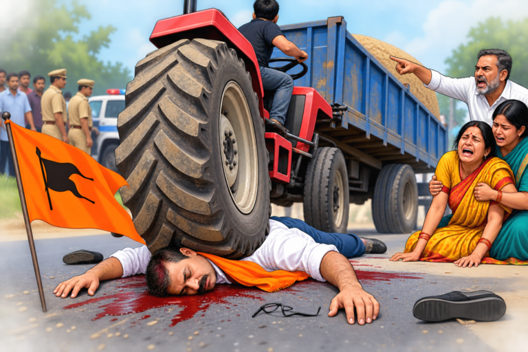 हापुड़ में आरएसएस नेता की ट्रैक्टर-ट्रॉली से कुचलकर मौत, परिजनों ने लगाया हत्या का आरोप